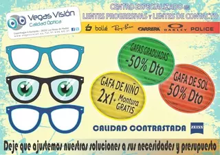 2X1 en Gafas de Sol y Gafas Graduadas! Adultos y Niños.