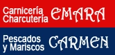logo CARNICERÍA Y CHARCUTERÍA EMARA - PESCADOS Y MARISCOS CARMEN