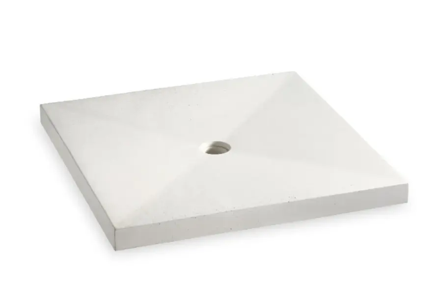 PLATO DUCHA  PISCINA BLANCO 80X80