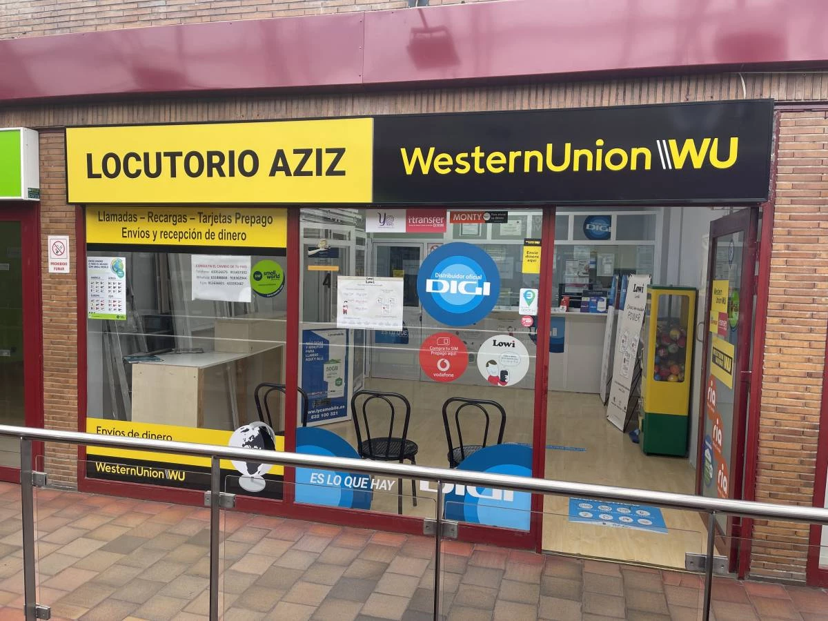 WESTERN UNIÓN - Locutorios en Majadahonda - Servicios - Establecimiento de  envíos internacionales de dinero, locutorio, recargas, punto pack Amazon