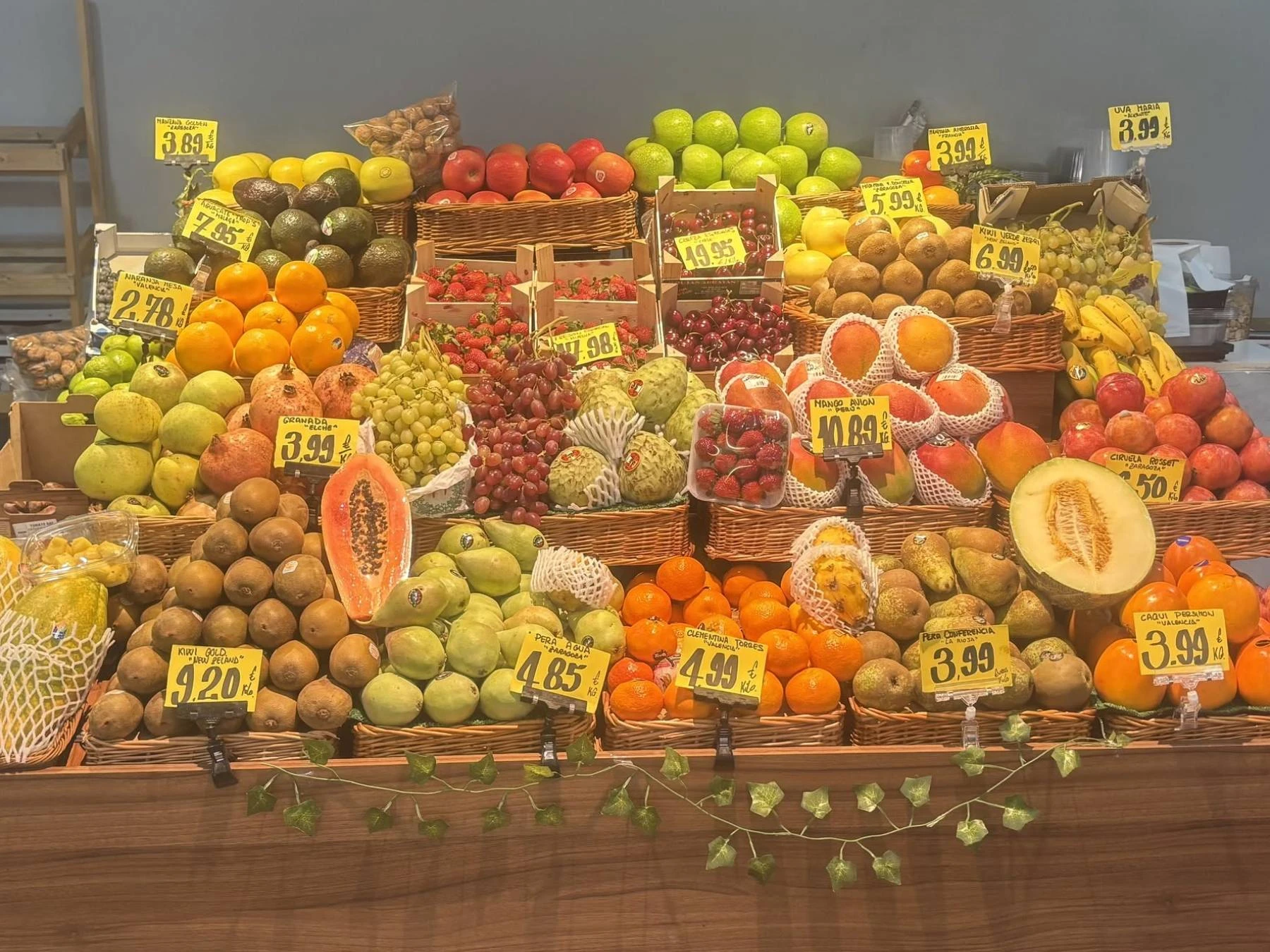 Fruta de temporada, cestas de fruta para regalar