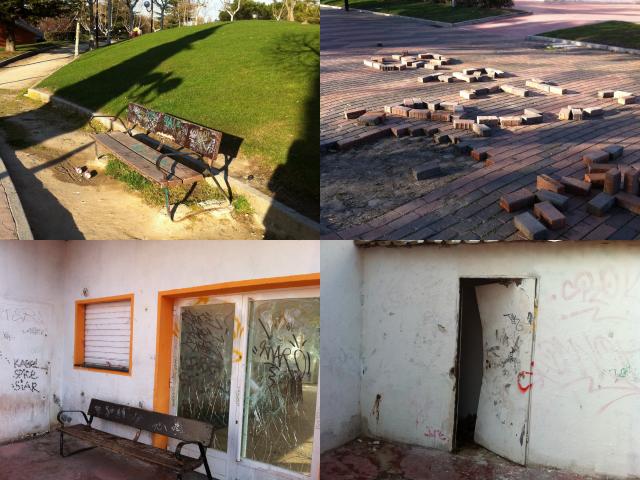 UPyD denuncia el abandono del Parque de Colón