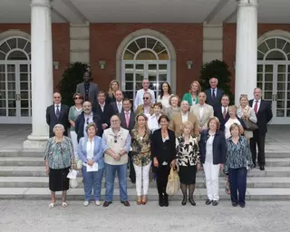 Afiliados del Partido Popular de Majadahonda visitan La Moncloa