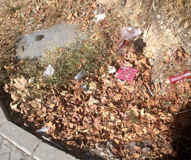 PSOE: "Vecinos de la zona Delta denuncian  que el Ayuntamiento de Majadahonda se niega a limpiar en la calle San Roque"
