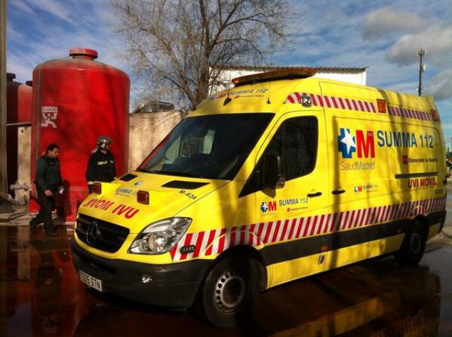 Un trabajador sufre la amputación de un pie en un accidente en Majadahonda