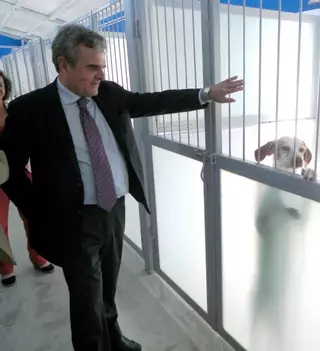 De Foxá visita las instalaciones del Centro Integral Canino de Majadahonda