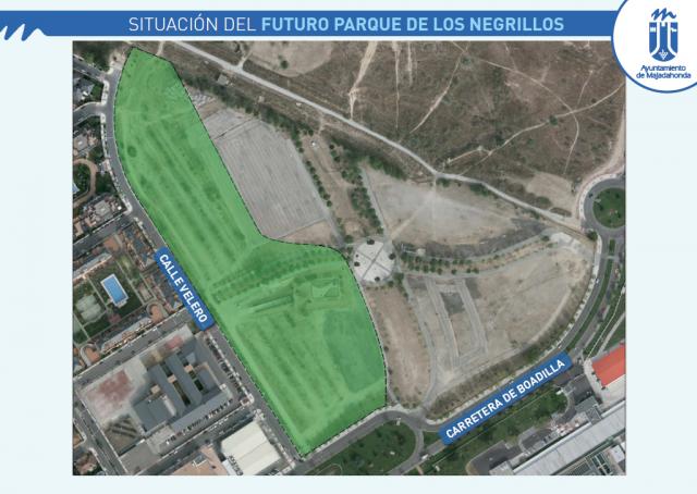 Comienzan en Majadahonda las obras del Parque “Adolfo Suárez”, situado junto al recinto ferial