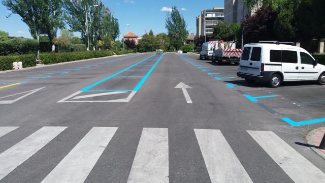 En marcha el aparcamiento regulado en Virgen de Iciar de Majadahonda
