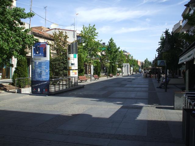 El Ayuntamiento de Majadahonda aumentará la seguridad en la Gran Vía con la colocación de maceteros de hormigón