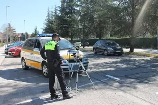 El Ayuntamiento de Majadahonda inicia una campaña de control de velocidad con un radar móvil