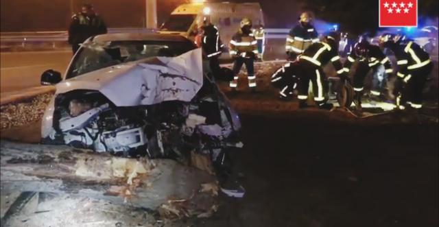 Un fallecido tras chocar contra un árbol en Majadahonda