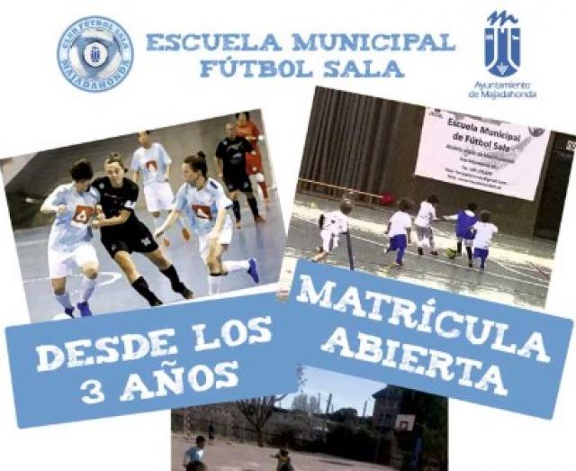 Últimas plazas en la Escuela Municipal de Fútbol Sala de Majadahonda