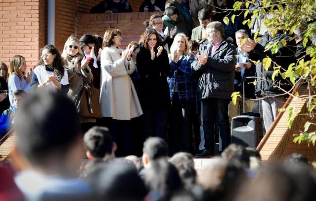 Emotivo homenaje del IES Margarita Salas de Majadahonda a la investigadora que da nombre al centro