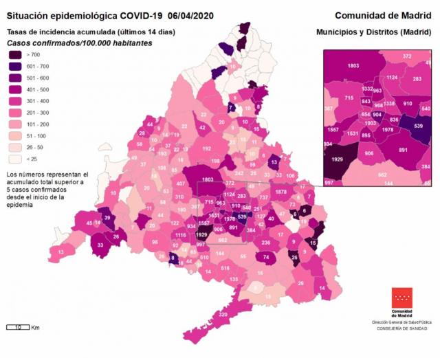 Majadahonda contabiliza 310 casos de personas infectadas por coronavirus