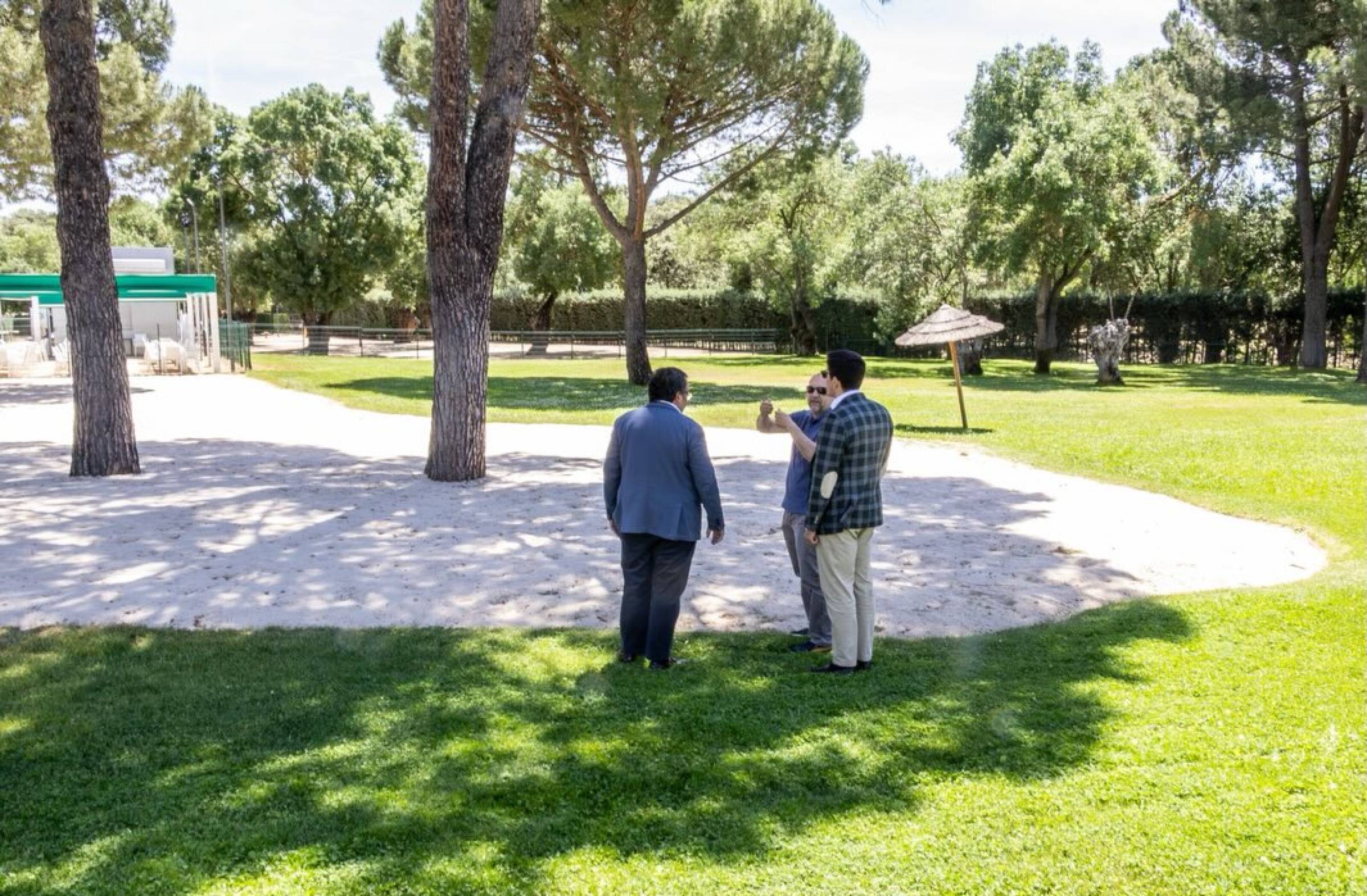 Playa en la Piscina de Boadilla