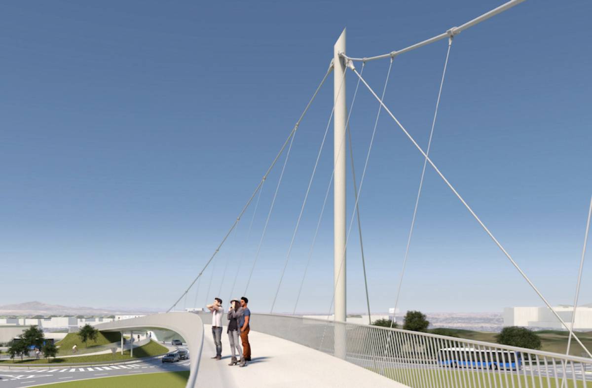 El Ayuntamiento de Majadahonda retoma las obras de la pasarela de Roza Martín 