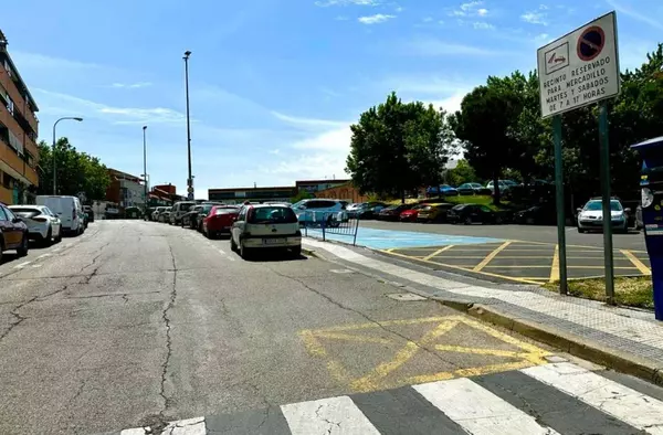 Cuatro semanas de obras en la C/Santa Catalina, entre la glorieta de Santa Rosa y el parking del Mercadillo de Majadahonda