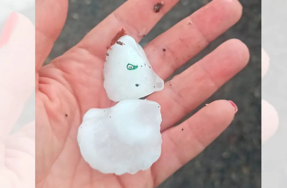 Impresionante tormenta de granizo 'como pelotas de ping pong' en Majadahonda y Pozuelo