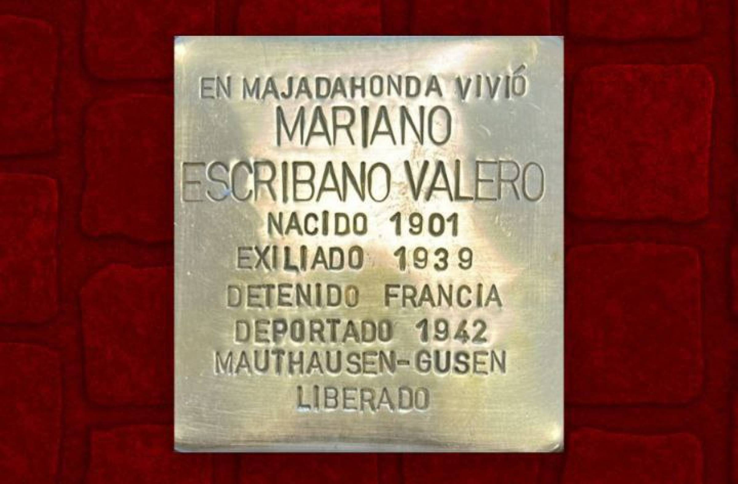 Majadahonda instalará una 'Stolperstein' en memoria de Mariano Escribano, vecino y superviviente del nazismo