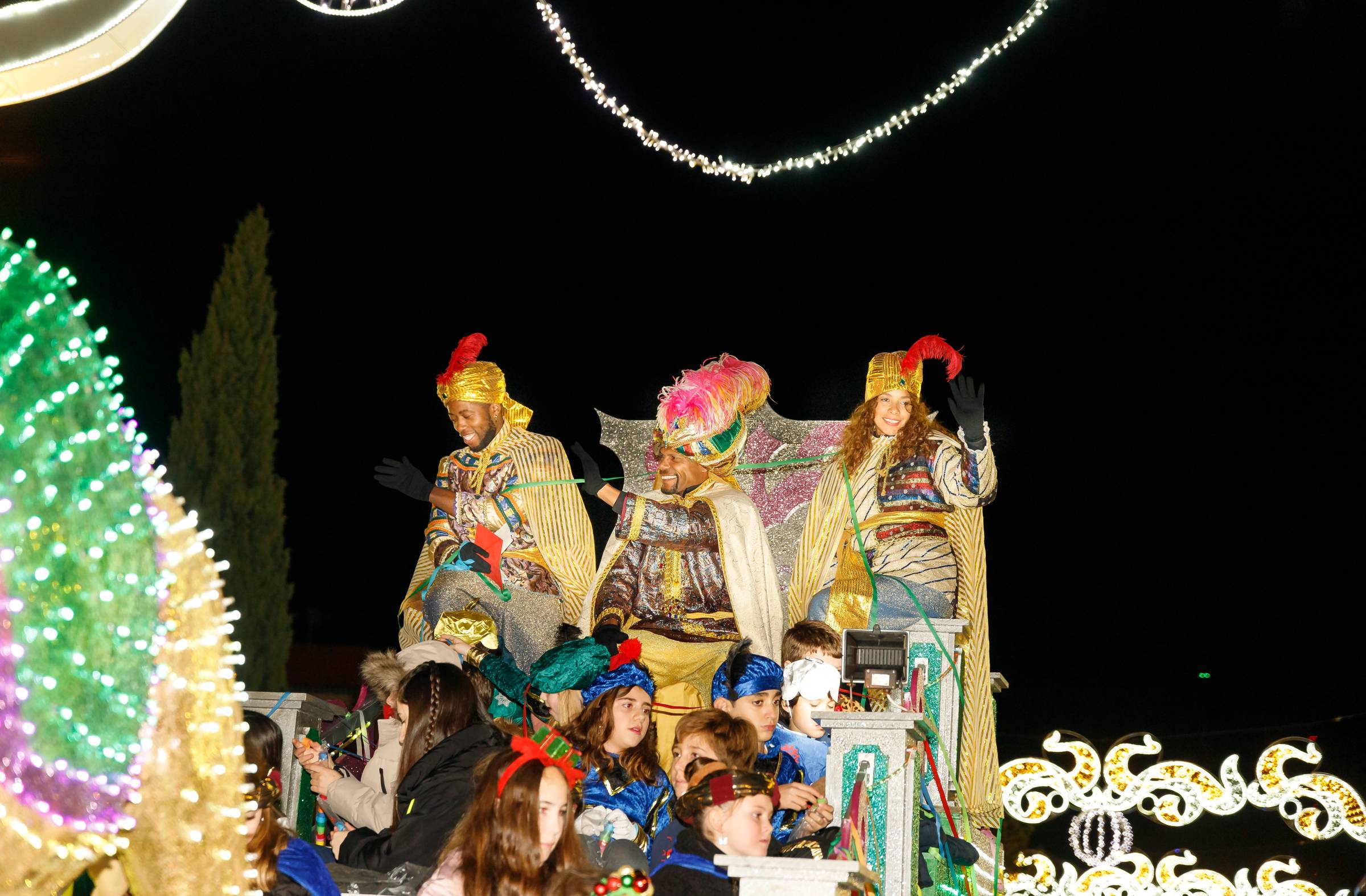 Carrozas de los Reyes Magos en Majadahonda