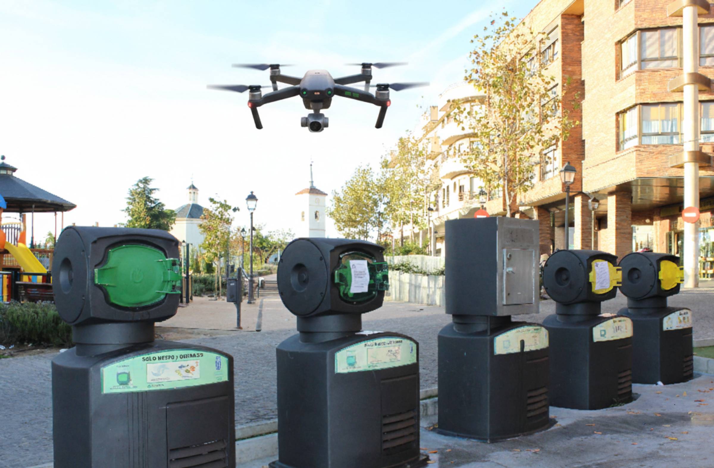 
                                                    Majadahonda activa una flota de drones que supervisará el correcto reciclaje