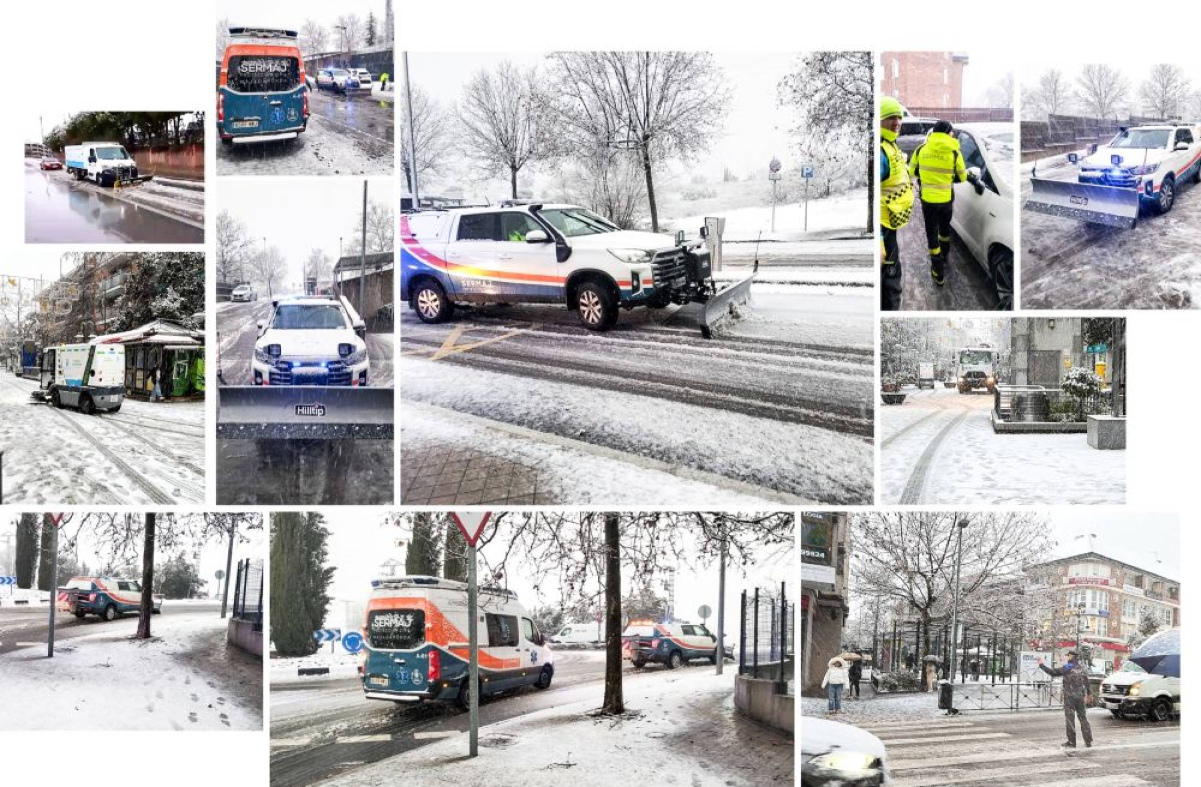 Majadahonda recupera la normalidad tras la nevada aunque se mantiene activado el operativo especial 