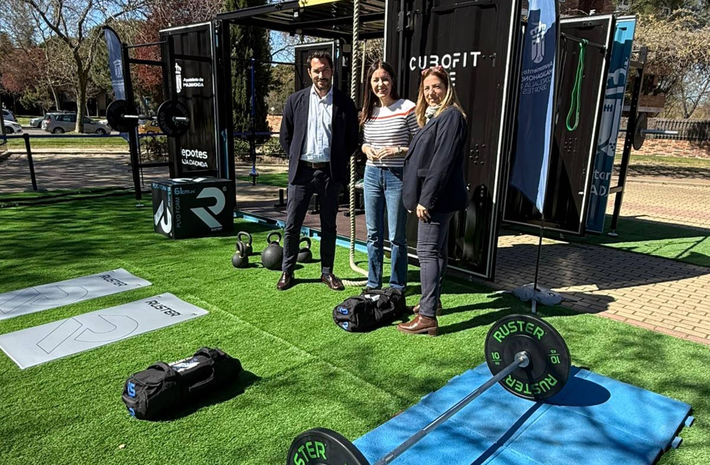 Majadahonda inaugura CUBOFit, un gimnasio al aire libre, en el Parque de la Granadilla 