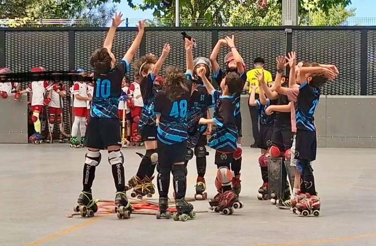     El prebenjamín del Club Hockey Patines Majadahonda, campeón de la Liga Madrileña por segundo año
