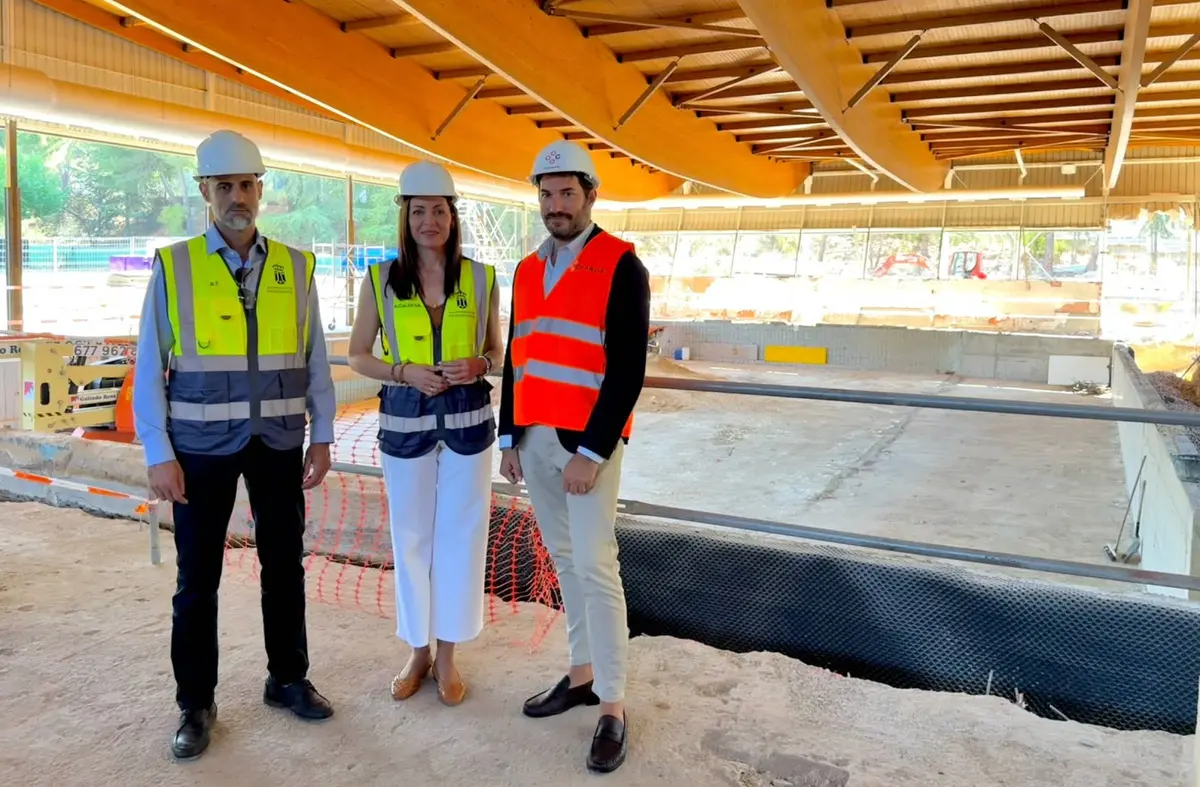 
                                Así avanzan las obras del polideportivo Huerta Vieja de Majadahonda: piscina de 8 calles y refuerzo estructural