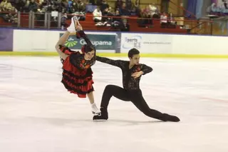 Los patinadores majariegos Sonia Lafuente y Javier Fernández despiden la temporada con nuevos éxitos