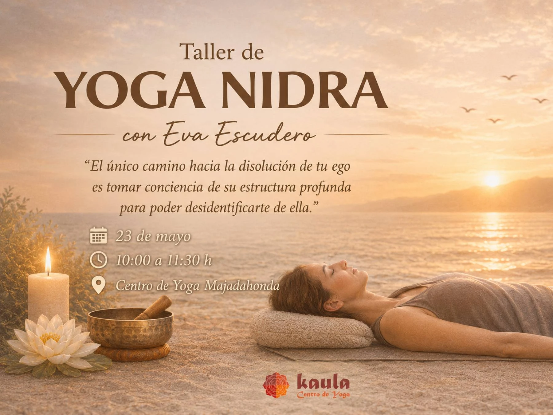 Meditación guiada de Yoga Nidra.