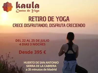 Retiro de Yoga: verano 2022 del 22 al 25 de julio
