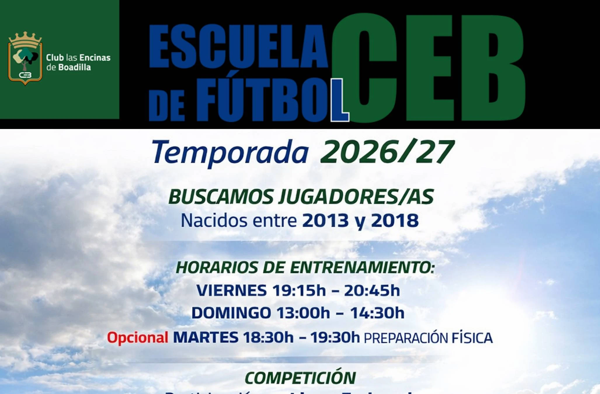 Buscamos jóvenes de entre 22 y