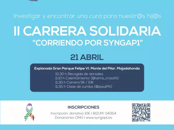 II Carrera Solidaria 'Corriendo por SYNGAP1'